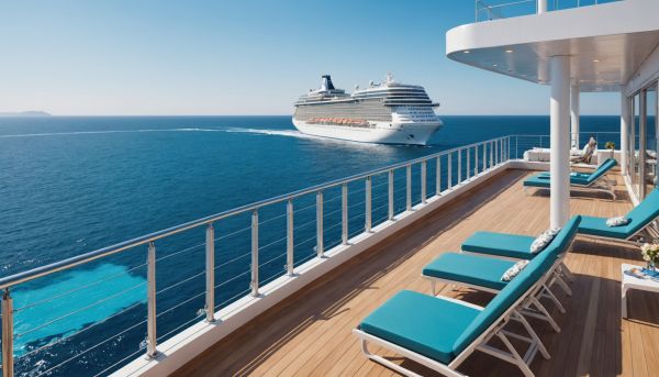 Croisière en mer Méditerranée ensoleillée