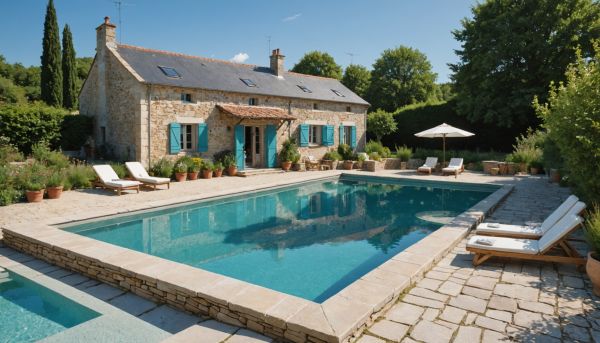 Location de gîte avec piscine privée