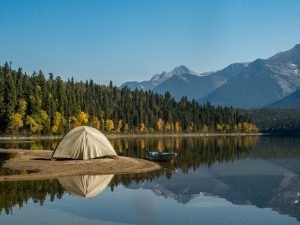 camping rivière